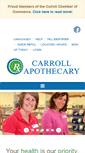 Mobile Screenshot of carrollapothecary.com